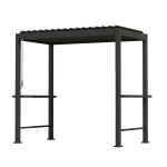 Varikatus MIRADOR BBQ 2,55x1,5m, tumehall