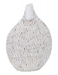 Vaas NAIROBI 30,5x46,5x11,5cm, valge