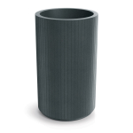 Lillepott CORO ROUND HIGH, grafiit