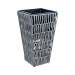 Lillepoti&uuml;mbris WICKER 28x28xH50cm, hall