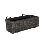 Lillekast WICKER 60x19xH18cm, hall