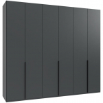 Riidekapp NEW YORK A BLACK 6u H236, grafiithall