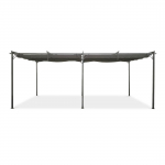 Kangaskatusega pergola HARDMAISTER SPRINT 3&times;6m, antratsiit/hall