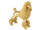 Dekoratsioon POODLE seisev XL, kuld