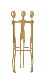 Dekoratsioon FIGURE 3 MEN 57x150x57 cm, kuld
