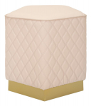 Tumba SHARON 35x35x38cm, roosa/kuldne