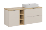 Vannitoakomplekt COMAD TRUST 140 cm t&ouml;&ouml;pinnaga, ka&scaron;miirmatt