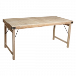 S&ouml;&ouml;gilaud VINTAGE kokkupandav 165x75 cm, looduslik