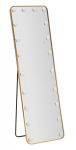 Peegel HOLLYWOOD ristk&uuml;likukujuline LED-valgustusega 50x160 cm, kuld
