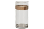 Vaas CYLINDER suur, looduslik/l&auml;bipaistev