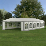 Peotelk PVC 6 &times; 12 m, valge/hall