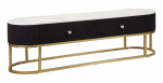 TV-alus MONTPELLIER 150x42x45, must/kuldne