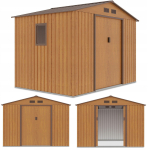 Aiakuur HUDSON 277x191x202cm, tamm/pruun