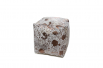 Tumba DAZZLE 45 x 45 cm, elevandiluu/kroom
