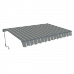 Markiis GUTROOF CLASSIC 5x3m, hall/valge