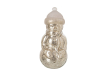 Klaasist LED-lumememm SNOWMAN M, h&otilde;bedane