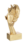Dekoratsioon FACE BUTTERFLIES STAND, kuld