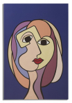 Seinakaunistus FACE 80x120x3cm, mitmev&auml;rviline