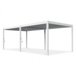 Pergola GUTROOF DELUXE 3,6x7,2m, valge