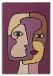 Seinamaal FACE 60x90x3cm, mitmev&auml;rviline
