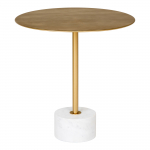 Abilaud LECCO &oslash;51x52 cm, messing/marmor