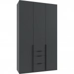 Riidekapp NEW YORK A BLACK 3u3s H236, grafiithall