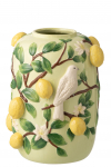 Vaas BIRD/LEMONS suur, roheline/kollane