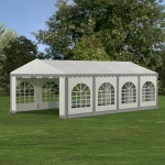 Peotelk PVC 4 &times; 8 m, valge/hall