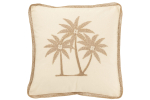 Dekoratiivpadi PALM ruudukujuline 45x45 cm, kreem/beež