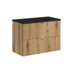M&ouml;&ouml;blikomplekt NOVA 80 cm, Coast Evoke tamm/matt must