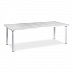 Aialaud LIBECCIO 160-210cm pikendatav, valge