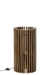 Laualamp RIBBED 32x62cm, tumepruun