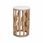 Abilaud ATJEH &uuml;mmargune, valge/naturaalne