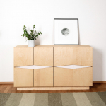 Puhvetkapp LOXI 2x4, hele tamm