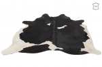 Nahast vaip COWHIDE 3-4m&sup2;, must-valge