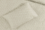 Voodipesu komplekt FLORENCE beige 240 cm x 240 cm / 60 cm x 70 cm (2 tk)