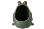 Lillepott FROG suur, hallikasroheline