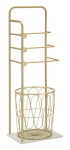 R&auml;tikuhoidja TROP 40x30x112 cm, kuldne/valge