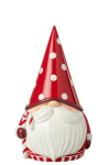Dekoratiivkuju SANTA DOTS, punane/valge
