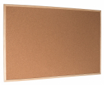 Korktahvel ESSELTE 80 x 60 cm, puidust raamiga