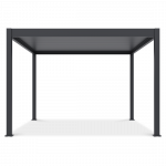 Pergola GUTROOF DELUXE elektriline LED 3,6x4m, antratsiit