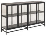 Vitriinkapp SEAFORD 152,4x35x86,4 cm, must