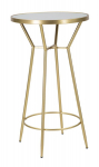 Baarilaud CIRCLE &Oslash; 60x105 cm, kuldne