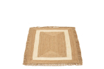 Vaip JUTE 100x150 cm, valge/looduslik