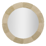 Peegel NATURAL STONE &Oslash; 90 cm, pruun