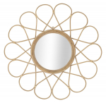 Peegel ALMERIA 65,5x3cm, pruun