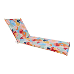 Lamamistooli kate NORDIC FLOWER 55x190x5cm, p&otilde;hjamaine lill
