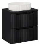 Komplekt BEYOND 60 cm kraanikausiga, matt must