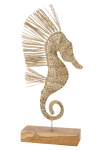 Dekoratsioon SEAHORSE jalgadel, suur, looduslik