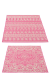 Terrassivaip MOSAIC 2 tk komplekt, roosa/valge